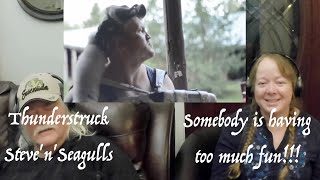 Thunderstruck  StevenSeagulls  SO MUCH FUN Grandparents from Tennessee USA react [upl. by Ambrosius]