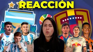 🔵ARGENTINA 🆚 VENEZUELA🔴 REACCIÓN  PREOLÍMPICO SUDAMERICANO SUB23  Cuadrangular final [upl. by Aryamo546]