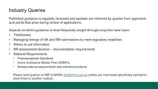 MHRA International Recognition  Postlaunch updates webinar [upl. by Larrie]