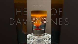 Heart of Davy Jones Cocktail Shot  shorts cocktail drink shots [upl. by Einor673]