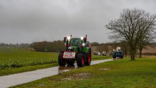 Suffolk YFC Christmas Tractor Run 2023 [upl. by Koby]