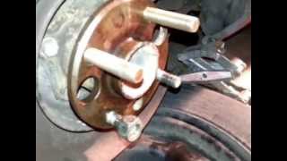 How to remove and install wheel studs EASY WAY [upl. by Etnoid]