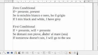 First Conditional  Lezione 50  Corso di Inglese [upl. by Carlyn827]