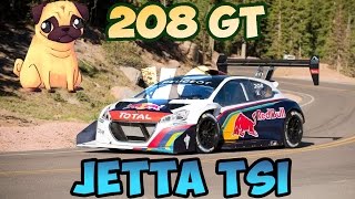 208 GT Tork One vs JETTA TSI 211CV [upl. by Islean]