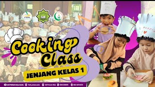 Cooking Class Jenjang Kelas 1 🥰 Membuat Burger amp Es Kuwut Istimewa [upl. by Ycniuq]