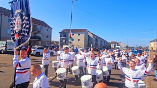 Dennistoun Rangers FB 50th Anniversary Founder Members Memorial Parade 2023 second half of parade [upl. by Labors]