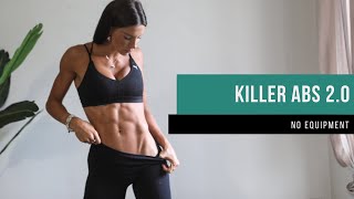 20 Minuti KILLER ABS Circuito intenso per sviluppare un addome forte e definito [upl. by Yniatirb]