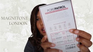 Magnitone Pore Patrol  FIRST IMPRESSIONS   Remove Sebum Black Heads amp Whit Heads [upl. by Stalder]