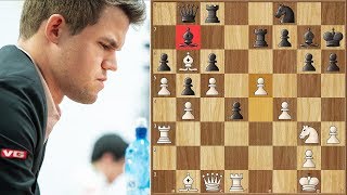 Pretending to Be A Pawn  Carlsen vs Amonatov  World Rapid Championship 2018 [upl. by Cranford]