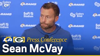 Sean McVay On Tough Loss To Packers Limiting Turnovers Moving Forward amp Expectations After The Bye [upl. by Mirielle]