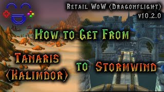 How to Reach Stormwind from Tanaris  Retail WoW 2024 [upl. by Ahsaeym151]