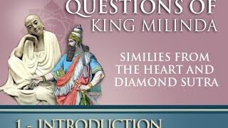 Ch 1 Questions of King Milinda to Nagasena Heart and Diamond Sutra English [upl. by Maynord]