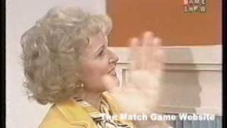 Betty White Hosts Match Game [upl. by Flodnar632]