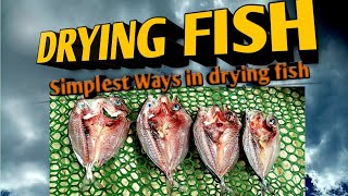 Drying Fish Process Simplest way [upl. by Rovaert]