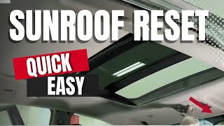 Reset the Sunroof in a Minute without any Scan tool  DIY  Hyundai amp KIA [upl. by Niwde]