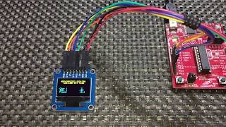 TI MSP430G2xxx USCIB0 SPI  SSD1306 OLED Example [upl. by Alis]