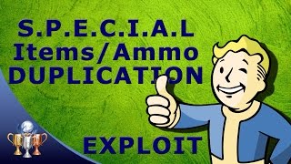 Fallout 4 Duplication Exploit  Youre SPECIAL amp All Items  Unlimited SPECIAL Ammo amp Items [upl. by Eesac]