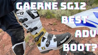 Gaerne SG12 Motocross Boots Actually Be The Best Adventure Boots Ever [upl. by Adieren]