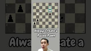 Always Create an Outside Passed Pawn during the Endgame chess chessendgame chesss chessgenius [upl. by Eiramyllek]