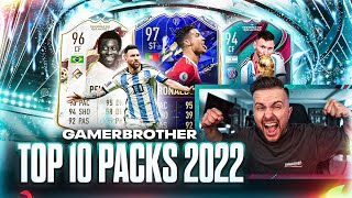 GamerBrother TOP 10 FIFA PACKS in 2022 🔥 [upl. by Ical633]