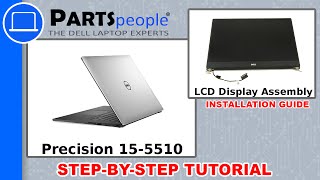 Dell Precision 155510 P56F001 LCD Display Assembly HowTo Video Tutorial [upl. by Neville]