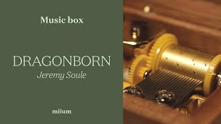 Dragonborn The Elder Scrolls V Skyrim  Jeremy Soule  WindUp Music Box [upl. by Arivle601]