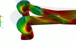 3D Simulation of vortex dropshaft Wirbelfallschacht [upl. by Berneta]