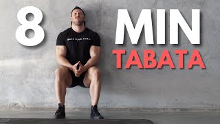 KILLER TABATA LEG WORKOUT  No Equipment  Can You Finish it [upl. by Adnamor]