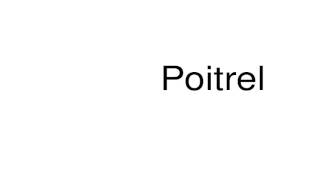 How to pronounce Poitrel [upl. by Icaj420]