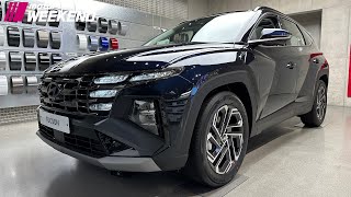 2025 Hyundai Tucson Facelift 16T 4WD Ocean Indigo Blue Detail Look 4K [upl. by God205]