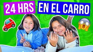 ¡24 HORAS EN EL CARRO PRIMER VLOG 2024  KARLA CELIS VLOGS [upl. by Novad497]