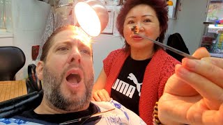 10 EAR CLEANING 🦻NYC Chinatown 🇺🇸 Unintentional ASMR [upl. by Goldwin157]