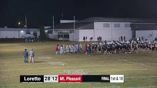 Mt Pleasant Vs Loretto 103124 [upl. by Pirali430]