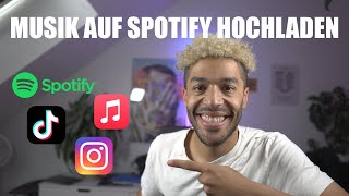 Wie lade ich einen Song bei Spotify und co hoch Musik veröffentlichen in 2025 Tutorial 2025 [upl. by Korman219]