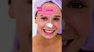 Easy Blackhead Removal Hack Remove Blackheads With Baking Soda skincare [upl. by Jannery]