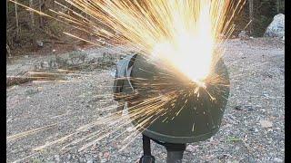 K63 Russian Helmet ballistic test  Titanium vs 57mm SS190 [upl. by Lehcem464]