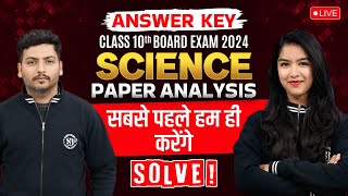 Class 10 Science Answer Key 2024  Science Paper Solutions 2023 All Sets  CBSE Board Exam 2024 [upl. by Verile]