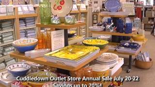 Cuddledown Outlet Store Annual Sale  savings up to 70 off [upl. by Naik]