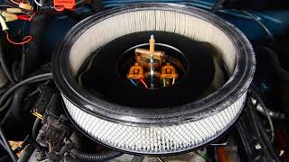 Installing 14 inch open filter on Chevy TBI 8895 silverado [upl. by Aisylla]