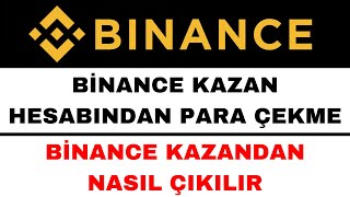 Binance Kazan Hesabından Para Çekme  Binance Kazandan Spota Aktarma [upl. by Ilatan250]