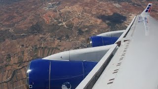 Rare Cubana Ilyushin IL96 take off from Madrid [upl. by Nnylorac668]