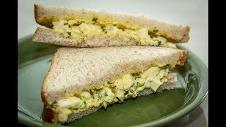 How to make Egg Salad Sandwich  Episode 6 [upl. by Sherj]