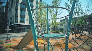 Майданчик у ЖК Республіка м Київ  Playground at Respublika Residential Complex in Kyiv Ukraine [upl. by Alard]