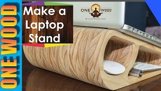 Woodworking project Make a Wooden Laptop Stand and learn woodworking [upl. by Dasha688]