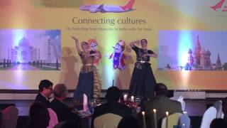 AKSHAYA KATHAKquot RUSSIAN STUDENTS PERFORMING quotTARANA MALKAUNSquot AT AIR INDIA CONCERT 18 JULY 2014 [upl. by Brendon]