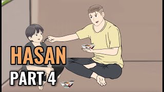 HASAN PART 4  Animasi Sekolah [upl. by Ertnom]