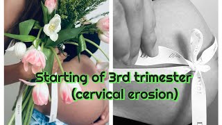 3rdtrimester pregnancyjourney symtoms cervicalerosion vaginaldischarge browndischarge [upl. by Atter]