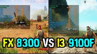 New World FX 8300 vs i3 9100f GT X1070 1080p Ultra Settings [upl. by Ire]