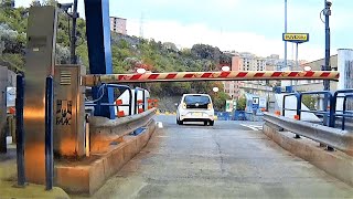 Autostrada A10 uscita casello Genova Ovest fino alla Sopraelevata autostrade highway [upl. by Jemima]