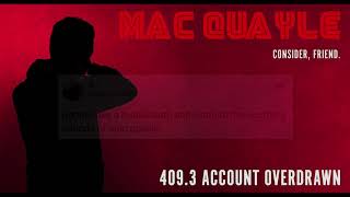 Mac Quayle  Mr Robot quot4093 ACCOUNT OVERDRAWNquot [upl. by Wooster]